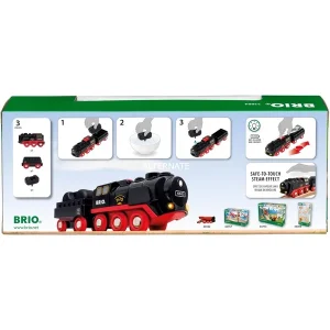 BRIO Locomotive à Piles à Vapeur, Jeu Véhicule 16