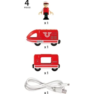 BRIO Train De Voyageur Rechargeable, Jeu Véhicule 12