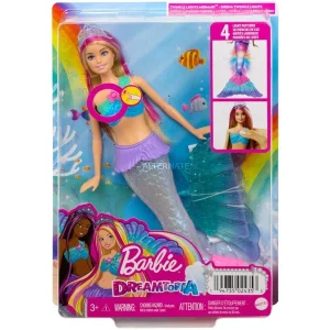 Mattel Dreamtopia Poupée Sirène Lumières Scintillantes 18