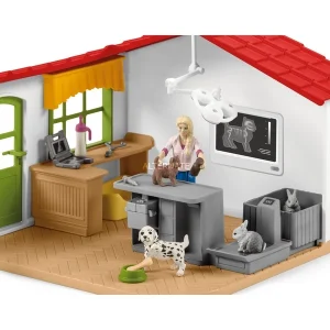 Schleich Cabinet Vétérinaire Avec Animaux, Figurine 18