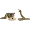 Schleich WILD LIFE Duel Aligator/Anaconda, Figurine 22