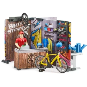 Bruder Magasin De Vélos Bworld, Figurine 12