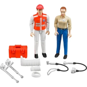 Bruder Set Ambulance Avec Figurines Et Accessoires 12